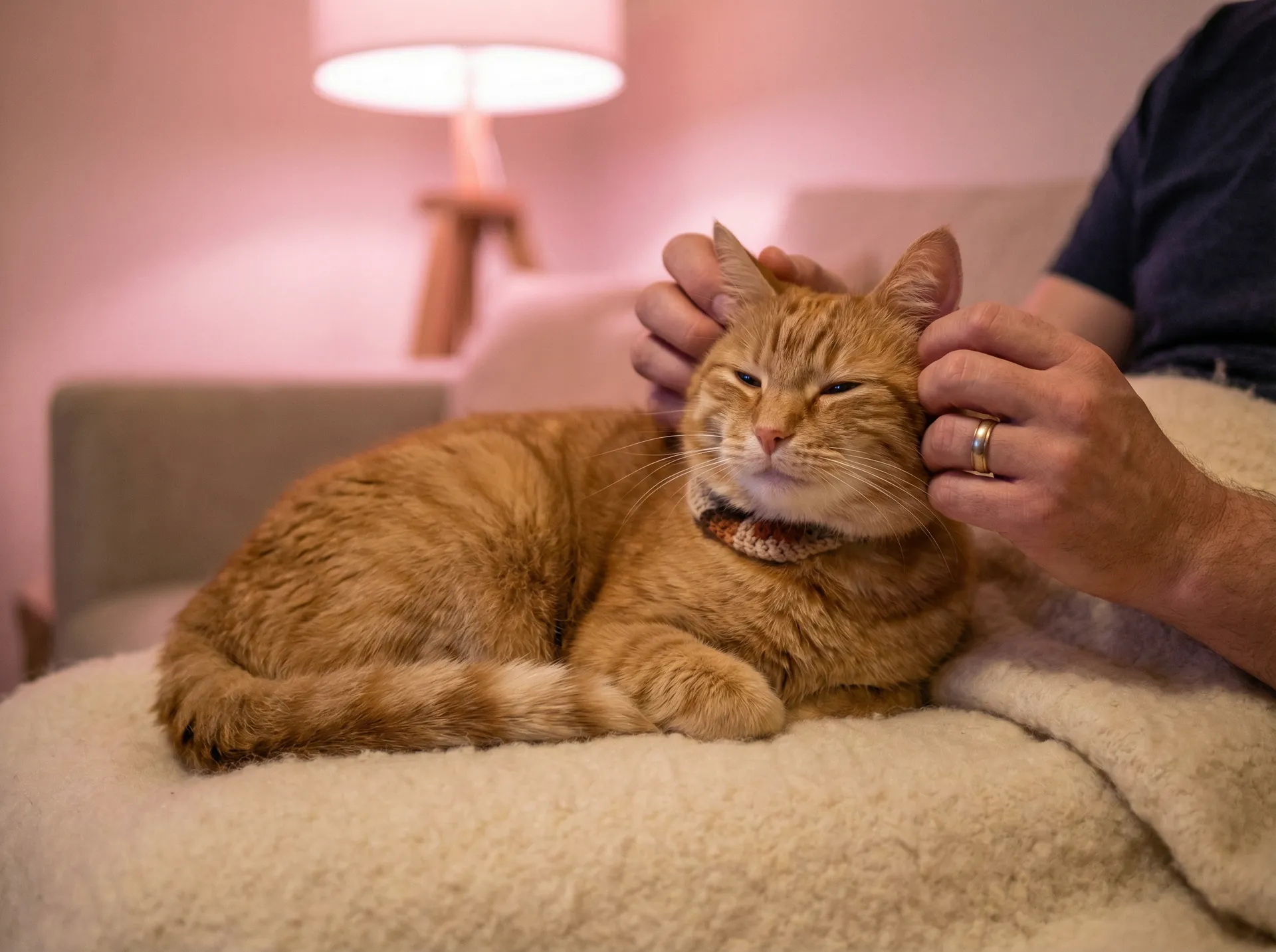 猫咪被温柔抚摸的幸福时刻 - 奇幻潮国语